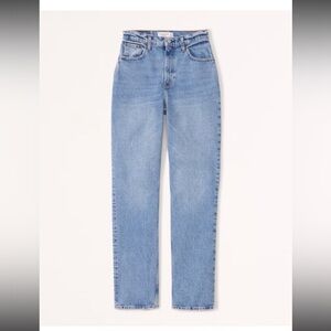 Abercrombie and Fitch Vintage Straight Leg Blue Jeans Women’s Size 0 made in USA